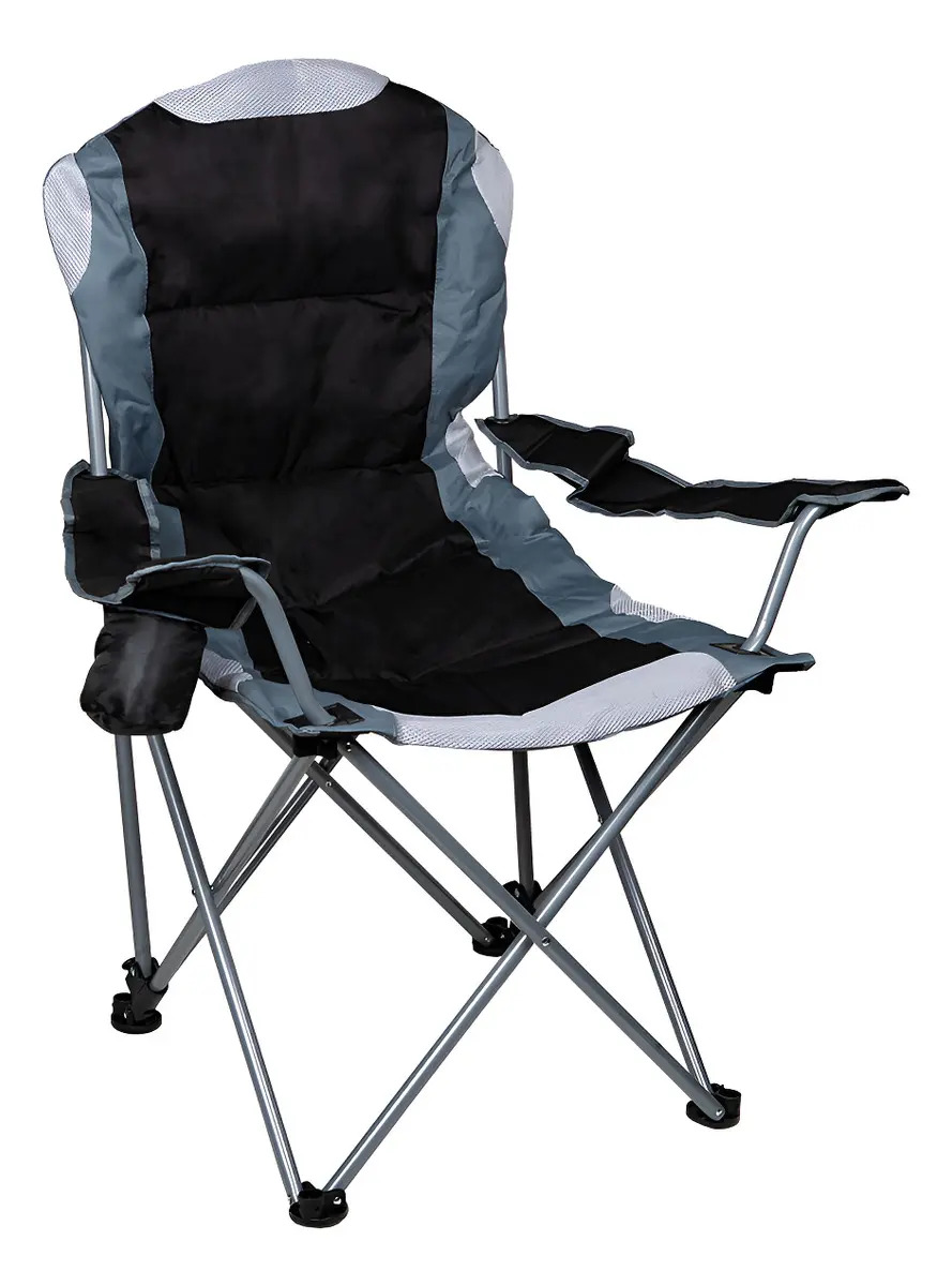 Sillón Director Waterdog Plegable Silla Camping Reposera - Negro