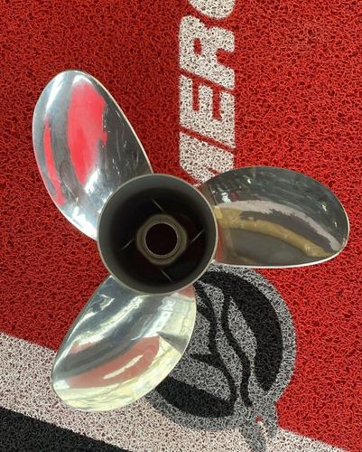 Hélice Aço Inox Motor De Popa Enertia Eco 16 X 19 Esquerda (Usado)