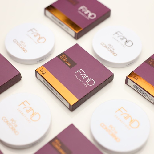 Pó De Contorno Compacto Fand Makeup Multiuso Blush E Bronzer Tom Da Maquiagem Laguna