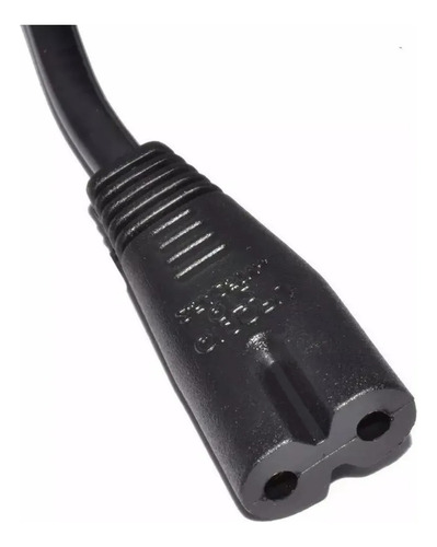 Cable Interlock Tipo 8 Para Fuente Notebook  1.5mt  Nuevos