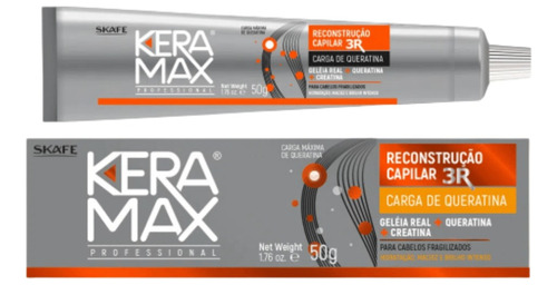 Carga Máxima De Queratina Keramax Skafe 50g