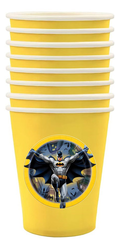 Pack X 10 Vasos Descartables  Batman - K