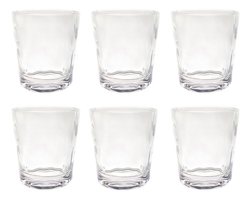 Plastico Acrilico Qg 14 Oz Doble Old Fashioned Vaso Conjunto