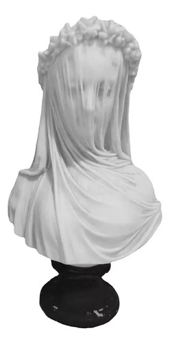 T Estatua De Busto De Dama Velada Colección Gótica Escultura