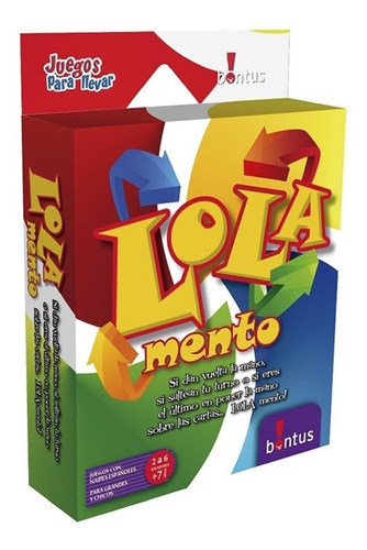 Lola Mento Juego De Mesa Cartas Viaje Bontus Original