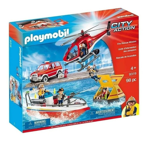 Playmobil City Action Rescate De Incendios 9319 