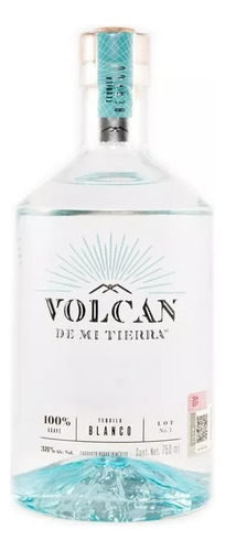 Tequila Volcán De Mi Tierra Blanco 375 Ml