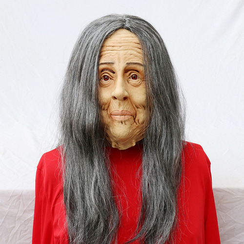 Máscara De Terror De Halloween, Máscara De Bruja Vieja Y Ate