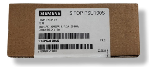 Sitop Psu100s 6ep1333-2ba20 Siemens