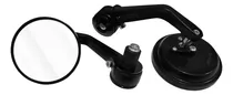 Comprar Juego Espejos Cafe Racer Redondos Negros Bobber Gaona Motos