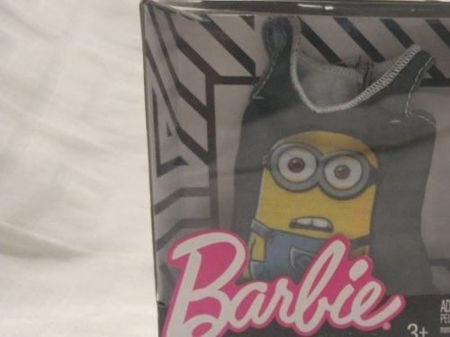 Ropa Barbie Camiseta Gris Minion Dave