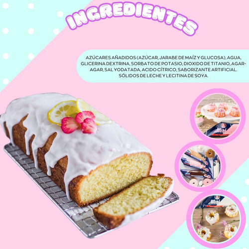 Cobertura Para Donas Icing Glass 4 Sabores Alpezzi 1kg Elige