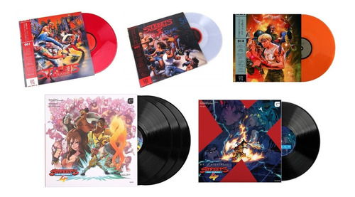 Streets Of Rage 1+2+3+4+expansão Bare Knuckle Lp Disco Vinil