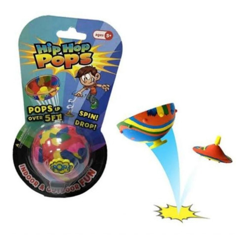 Juguete infantil Spin Pop Hip Hop Spinner Drop Ball con LED de colores