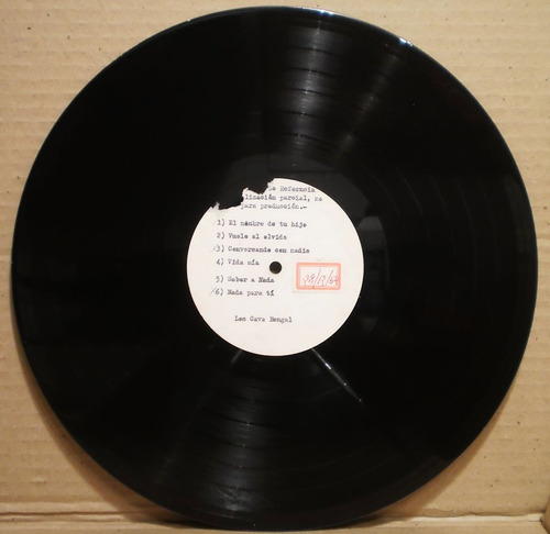 Los Cava Bengal Raro Vinilo Acetato 12 Pulgadas 1964