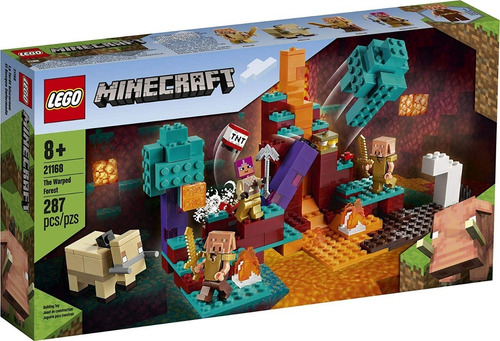 Lego Minecraft 21168 El Bosque Deformado Nether 287 Piezas