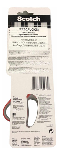 Tijeras Inoxidables 3m Scotch Multiusos Escolar Oficina 17cm