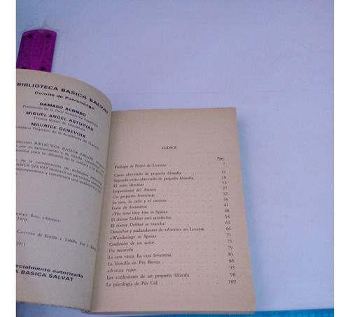 Tiempos Y Cosas Azorin Biblioteca Salvat (Usado)
