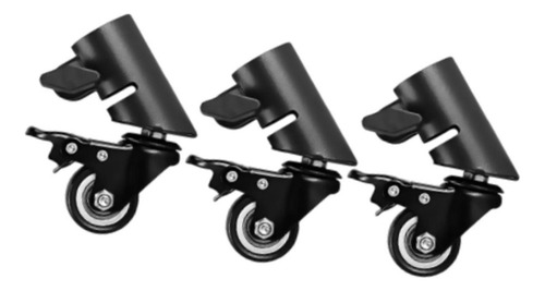 // 3 Piezas Ruedas Giratorias De Ruedas De Altavoces Kit Kit