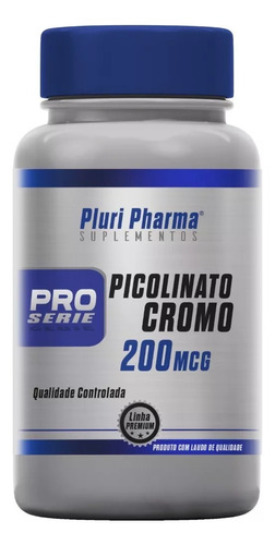 Picolinato De Cromo 200mcg 120 Cápsulas