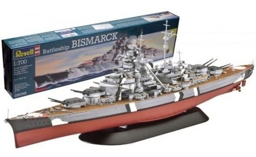 Imagen 1 de 7 de Acorazado Bismarck - 1/700 Revell 05098