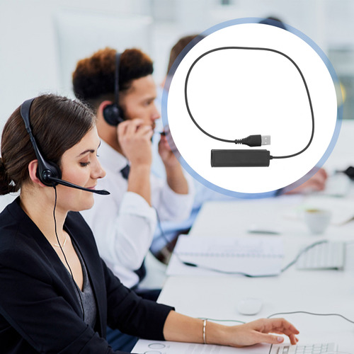 Adaptador Rj9 Hembra A Usb Macho Para Computadora Portátil