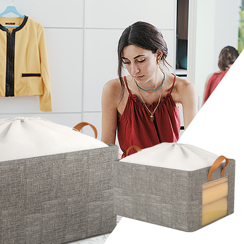 . Caja De Almacenamiento De Ropa, Armario, Colcha, Ropa, Hou