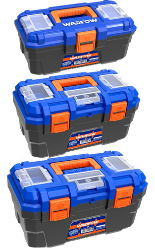 Set X 3 Cajas De Herramienta Plasticas Wadfow Wtb2103 P G 