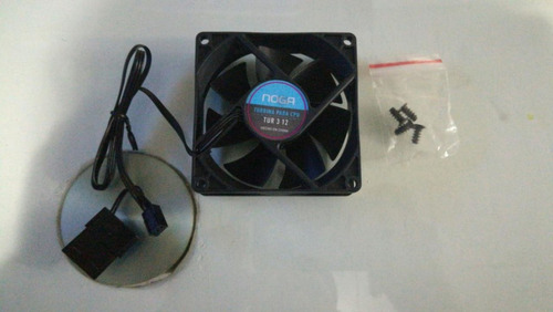 Cooler Fan Ventilador Noga 80mm 80x80 8cm 12v Extractor