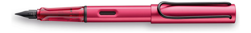 Pluma Lamy Al-star Fiery Ef Tinta Azul Exterior Rojo