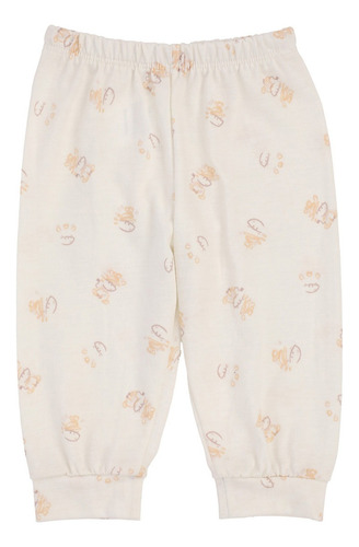 Conjunto Pantalón Playera Y Babero Para Bebé Mondo Bambino Naranja - Hueso 6 M