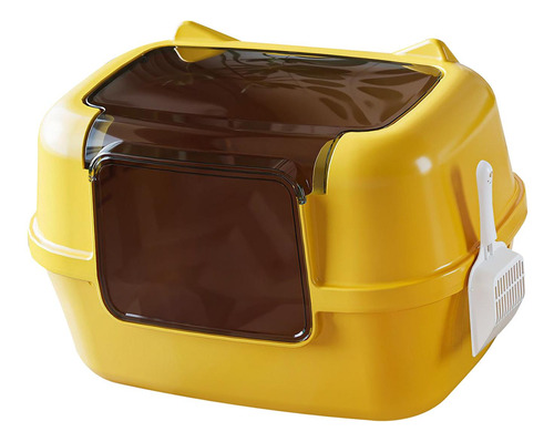 Caja De Arena Para Gatos Totalmente Cubierta Con Tapa Con