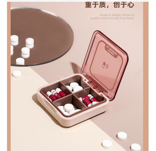 Mini Compartimentos Separados De Plástico Para Medicamentos