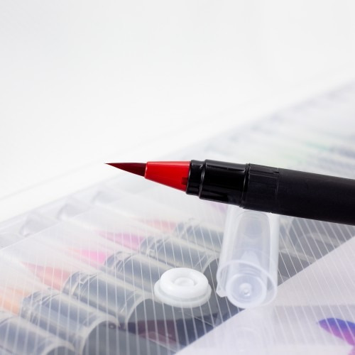 Watercolor Brush Pen Marcador X 20 Punta Pincel Nuwa +regalo