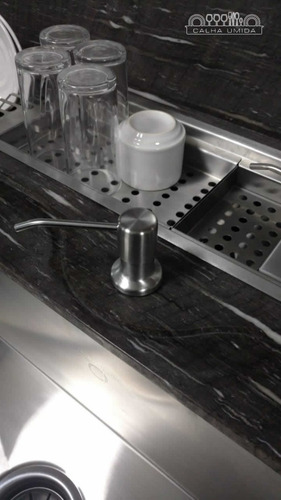Dispenser Dosador Inox Para Detergente