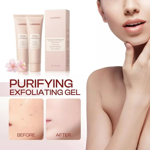 Q-gel Exfoliante Quarxery, Gel Exfoliante Suave, 2 Units.