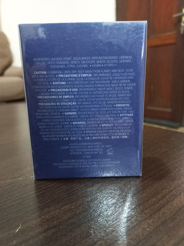 Imagen 2 de 3 de Polo Blue Ralph Lauren 75ml Edp