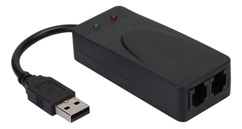 Controlador De Módem Externo Usb2.0 56k De Doble Puerto Para