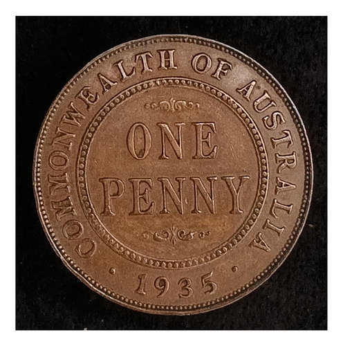 Australia 1 Penny 1935 Excelente Km 23
