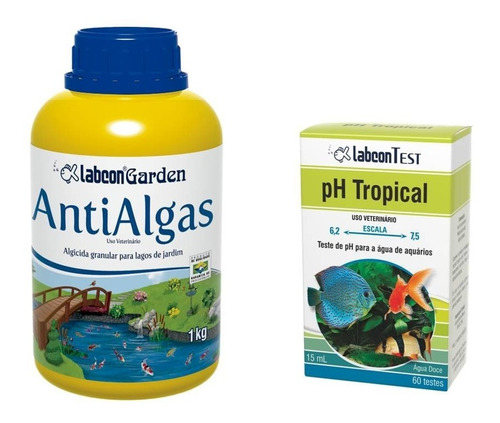 Alcon Labcon Garden Anti Algas 1kg + Teste De Ph Tropical