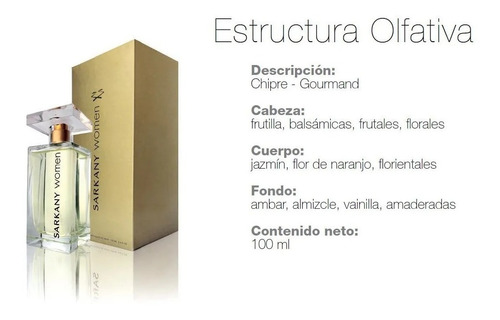Imagen 2 de 5 de Perfume R. Sarkany Women X 100 Ml