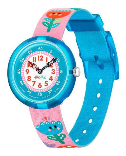 Reloj Flik Flak Infantil Niña Niño Once And Floral Zfbnp091c