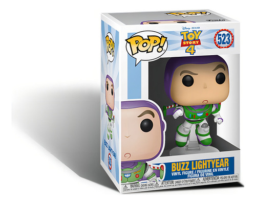 Boneco Funko Pop! Buzz Lightyear 523 Toy Story 4 - Pixar