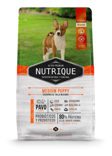 Nutrique Medium Puppy 12 Kg Perro Mediano Envío Gratis Nuska