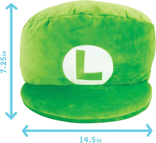 Club Mocchi- Mocchi- Nintendo Super Mario Plush - Luigi Hat