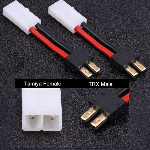 14 Awg Para Cable Trx A Tamiya 2pcs/set Para Macho Hembra
