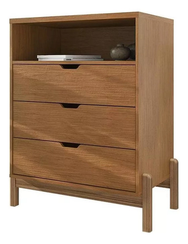 Mesa De Cabeceira Antares - Cômoda Retrô Cedro - Libélula Moveis