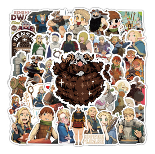 50 Unidades/bolsa De Nuevo Diseño Anime Delicious In Dungeon