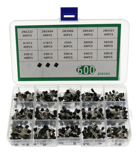 Transistor Transistor 2n5401/600 Piezas To-92 Con Valores