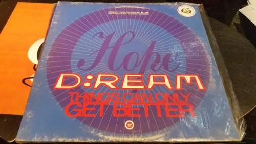 Dream Things Can Only Get Better Vinilo Maxi Uk 1993